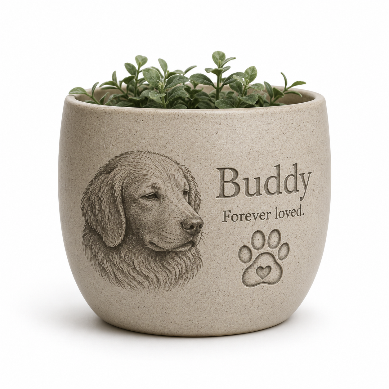 Living Memory Pet Memorial Planter