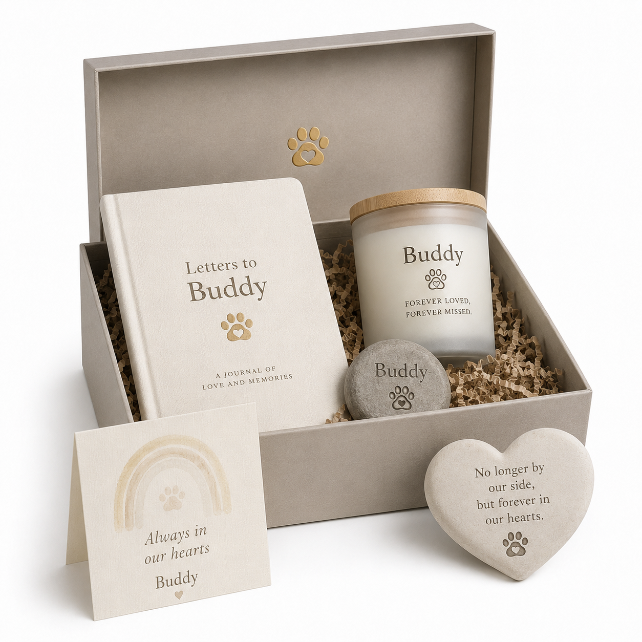 Rainbow Bridge Pet Loss Comfort Gift Box